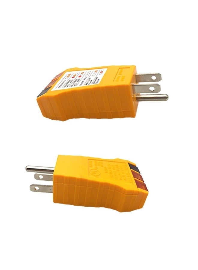 جهاز SK300 لفحص مقابس الكهرباء الأمريكية (US Plug) واختبار الطور وحلقة الأسلاك ثلاثية الأسلاك - Image 3