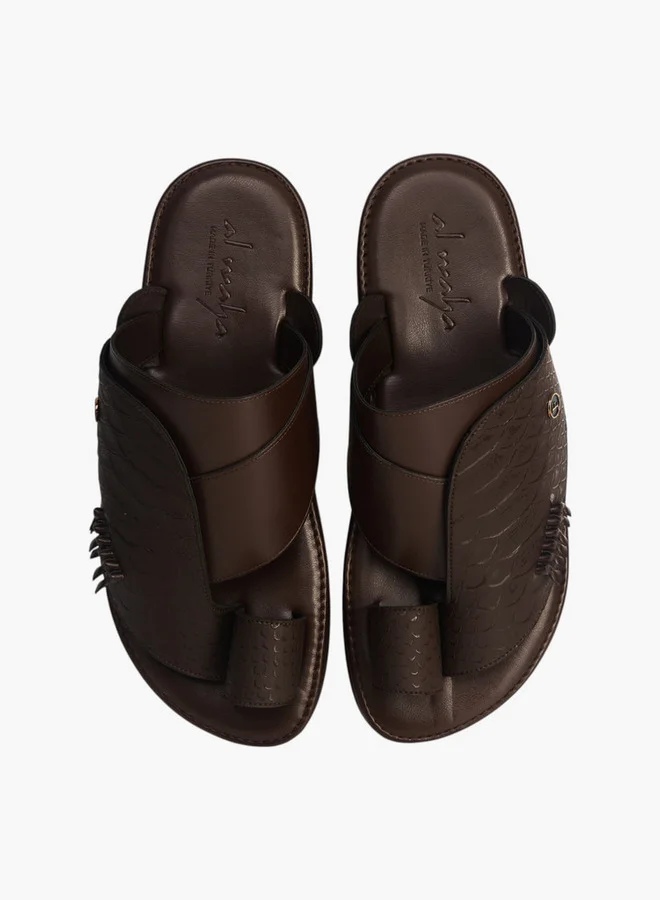 Al Waha Men's Arabic Sandals with Toe Loop - Ramadan Collection