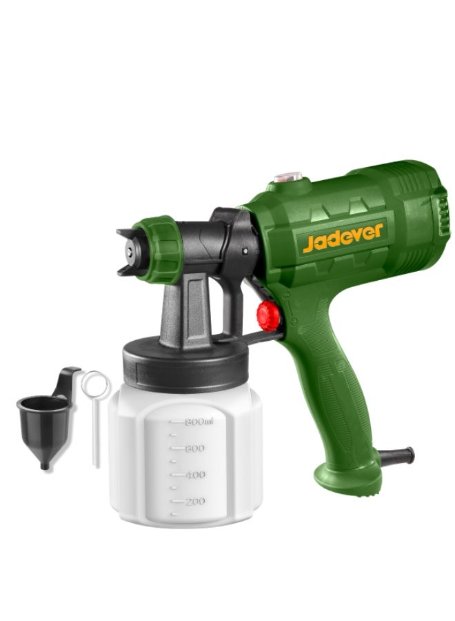 JADEVER 800W Electric Paint Sprayer, 800ml High-Capacity with Adjustable Spray Pattern, Plastic Nozzle - Image 3