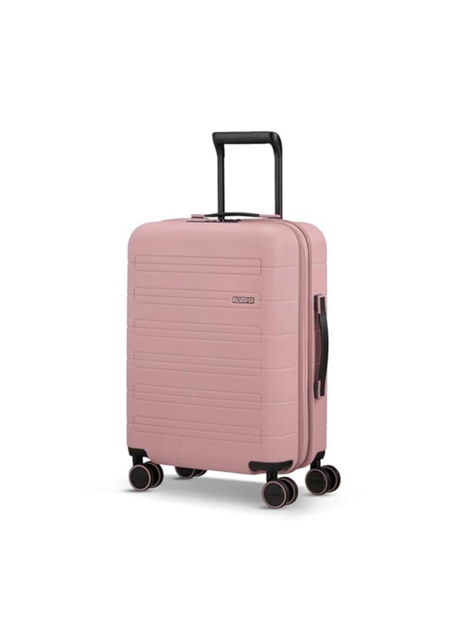 AMERICAN TOURISTER American Tourister Novastream 55 cms Small Hardside Polycarbonate Cabin Suitcase with TSA Lock and USB Port - Vintage Pink  - Image 1