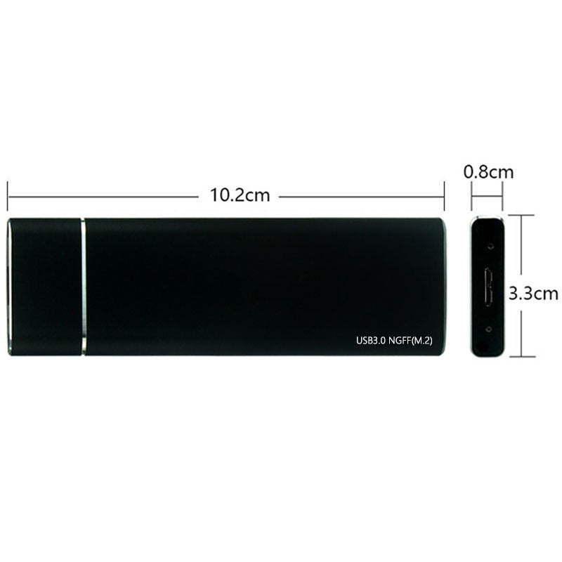 MN02 USB 3.0 Aluminum Alloy M.2 SSD External Hard Disk Box – Supports 2TB Capacity - Image 4