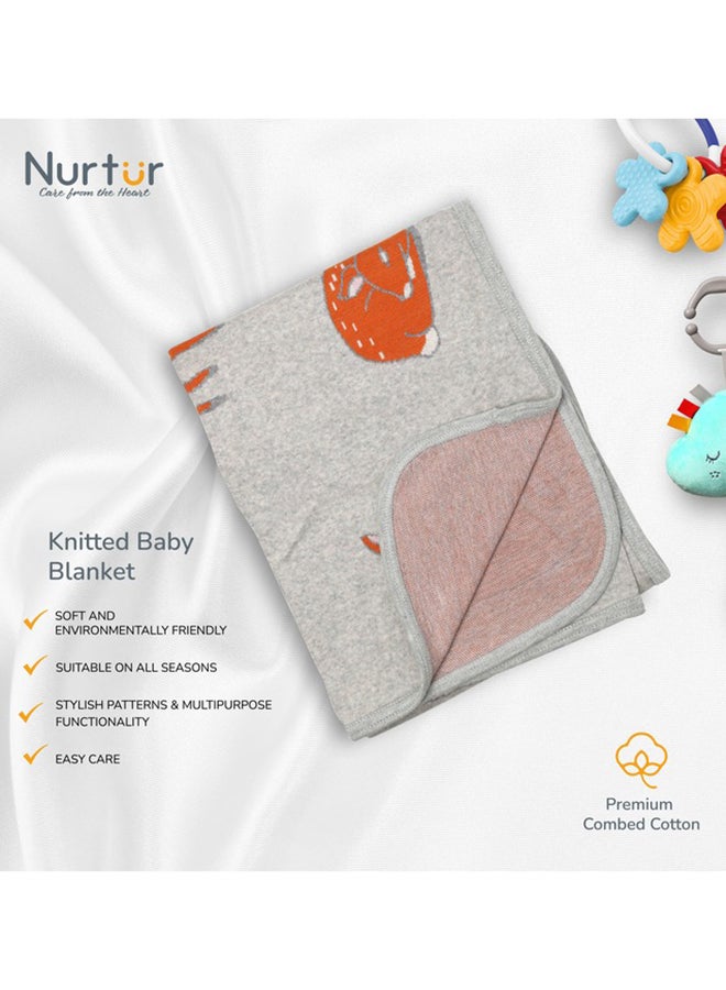 Nurtur بطانيات أطفال ناعمة للأولاد والبنات مصنوعة من القطن الممشط والصوف خفيف الوزن بنسبة 100% - Image 4