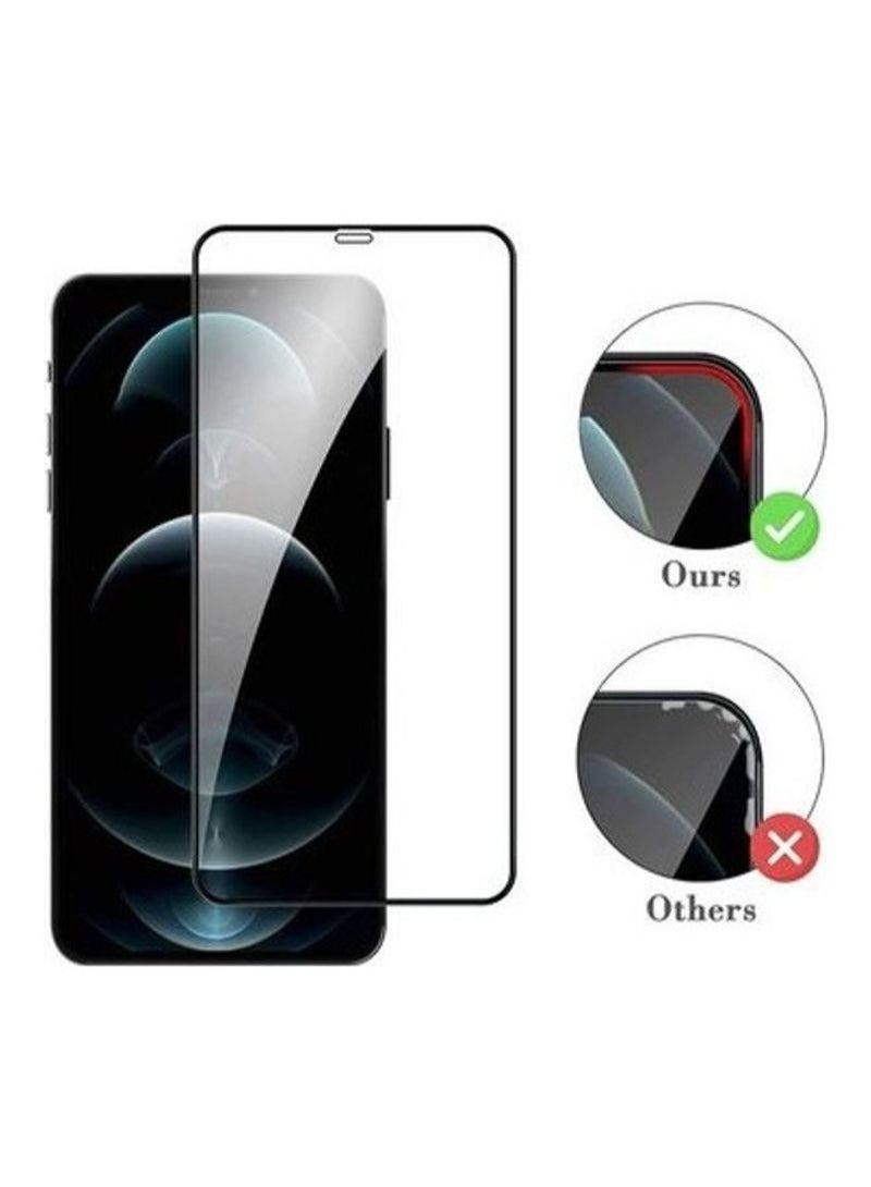 BORTONY 2-Piece 6D Tempered Glass Screen Protector for Apple iPhone 12/Pro Clear - Image 2