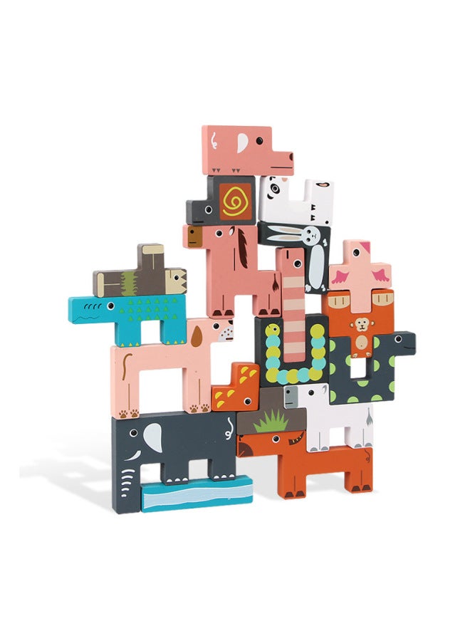 Early Childhood Education Tetris Puzzle Building Blocks Three-dimensional Traffic Animal Shape Matching Puzzle Puzzle Puzzle Toy-Color:YLB-Tetris Big 1.3 - Image 5