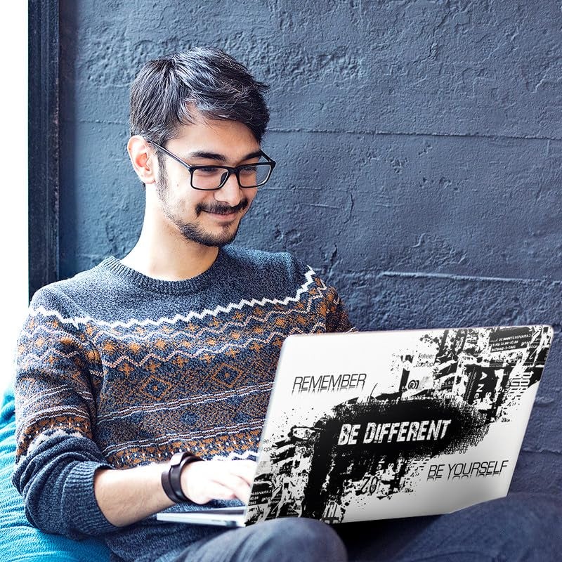 Galaxsia DSGN 102 Full Body Laptop Skin Bubble-Free| Laminated & Removable | HD Quality Sticker for Laptops Upto 15.6 Inches Compatible with Hp/Dell/Acer/Lenovo/Asus etc - Image 5