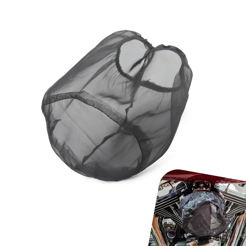 Foelony Air Intake Filter Sock Cover Waterproof Dustproof HighFlow Cold Air Intake Filter Protective Wrap Universal for Most Cars Small - Image 3