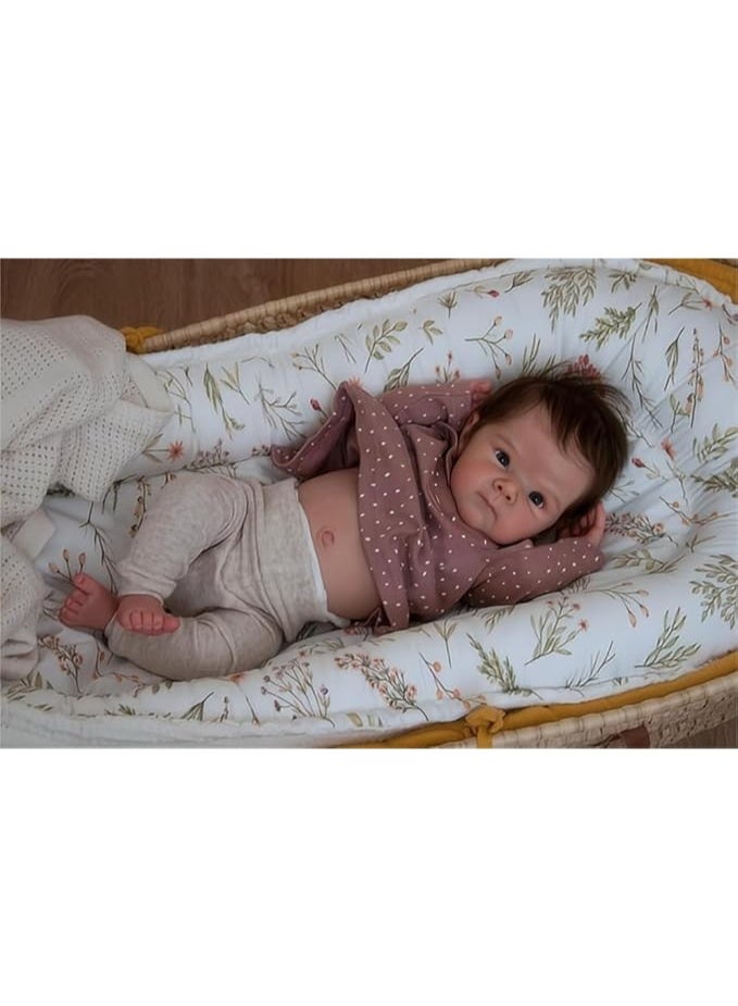 CUNUUDOOL Realistic Lifelike Reborn Baby Dolls Toddler Full Body Girls 18 Inch Baby Reborn Doll Vinyl Silicon Full Body Eyes Open With Hair Anatomically Correct. - Image 5