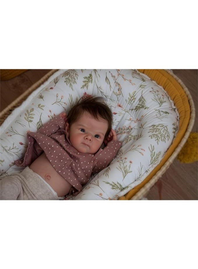CUNUUDOOL Realistic Lifelike Reborn Baby Dolls Toddler Full Body Girls 18 Inch Baby Reborn Doll Vinyl Silicon Full Body Eyes Open With Hair Anatomically Correct. - Image 3
