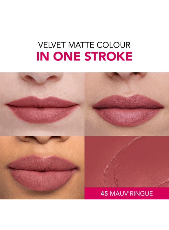 Rouge Velvet The Lipstick - 45 - Mauv’Ringue, 2.4 G