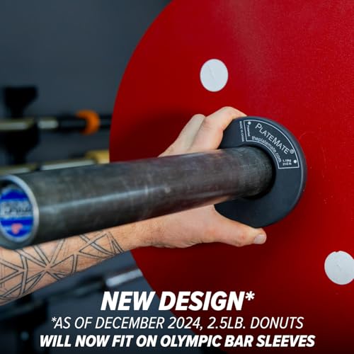 PlateMate Microload Pair 2 1/2 lb. Magnetic Donut Weights (5 lb. Set) - Image 4