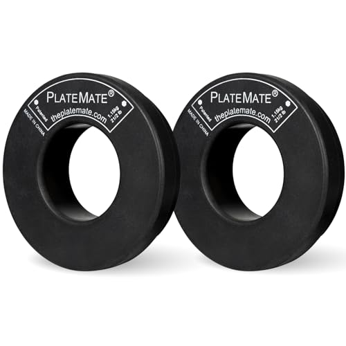 PlateMate Microload Pair 2 1/2 lb. Magnetic Donut Weights (5 lb. Set) - Image 1