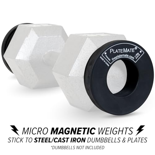 PlateMate Microload Pair 2 1/2 lb. Magnetic Donut Weights (5 lb. Set) - Image 2