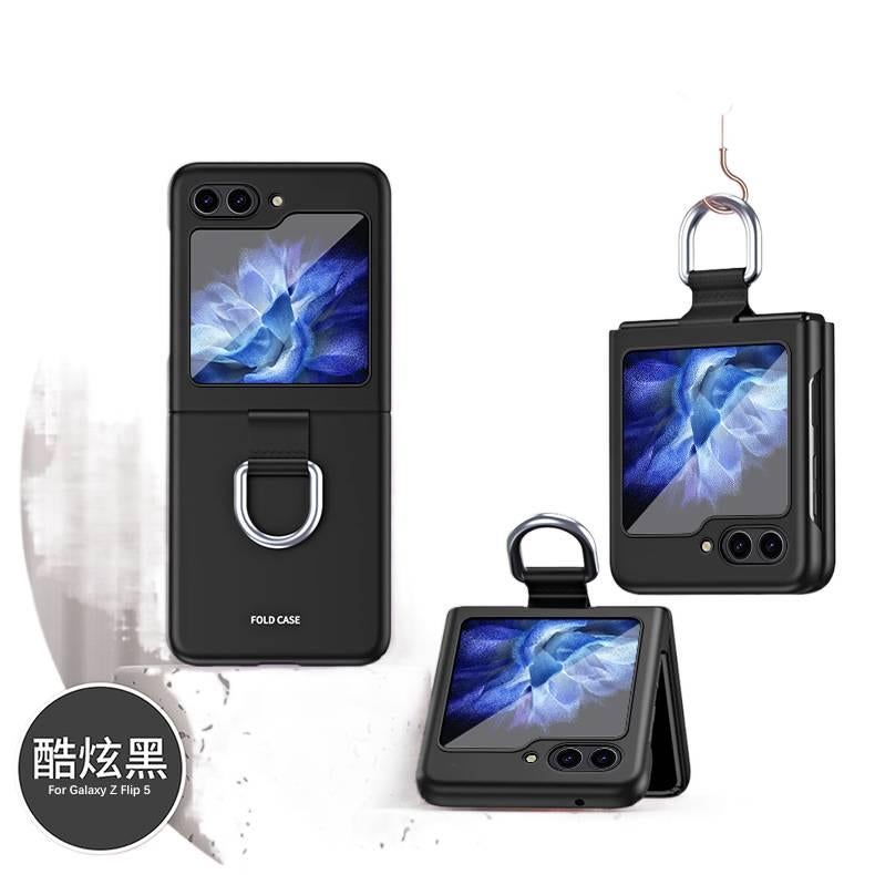Protective Case | Shockproof Cover for Samsung Galaxy Z Flip 5 | Drop Protection | Black | PC - Image 5