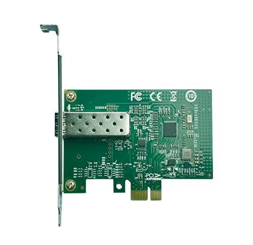 Lemspum 1.25Gb PCIe x1 Converged Ethernet Network Card, Single SFP Port LAN Card Gigabit NIC with Intel I210-AS Chipset Server Support Windows Server/Windows/Linux/Vmware ESXI… - Image 3
