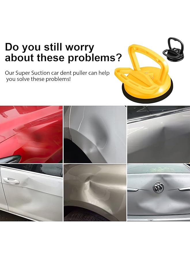 KASTWAVE Suction Cup Lifter For Car Dent Repair,Large Suction Cup Dent Puller, Powerful Glass Handle Lifter, Glass,Tiles, Mirror, Granite Lifting And Objects Moving(3 Pack) - Image 2