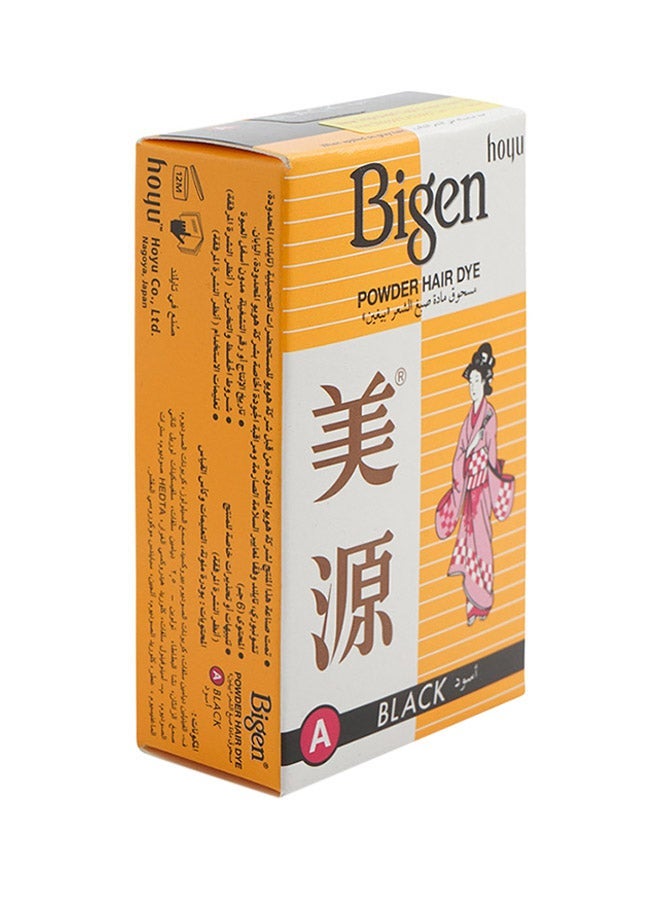 Bigen Powder Hair Dye - A Black Black A 6grams - Image 3