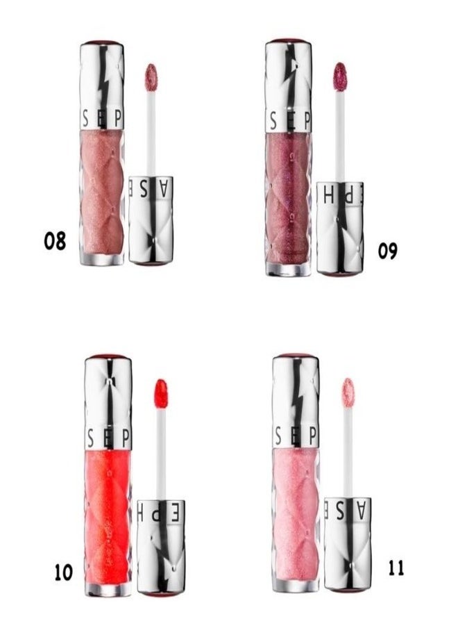 SEPHORA - SEPHORA Outrageous plump effect gloss 08 Sparkling Dawn - Shimmer Nude 6g - Image 1