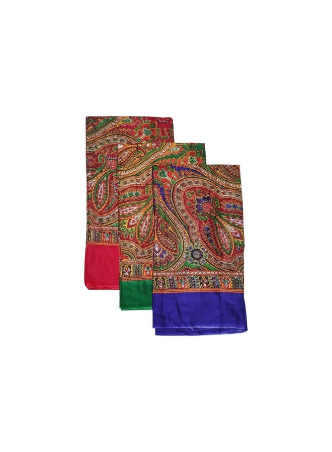 Maternity Head Scarf for Women After Delivery | 26x26 Cotton Satin Square Scarves for Girls & Ladies | Printed Hair, Neck, Ear Muffler Stole (Multicolor, Design May Vary) (1, Multicolored)  - Image 1