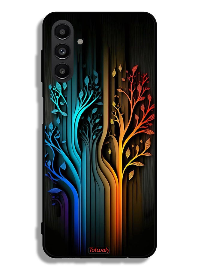 Tolwak Samsung Galaxy A04s Protective Case Cover Tree Leaves Art - Image 1