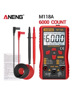 ANENG ANENG M118A Auto Ranging Digital Multimeter High-Accuracy TRMS 6000 Counts Voltage Current Ohm Capacitance Diode Multi Tester  - Image 1