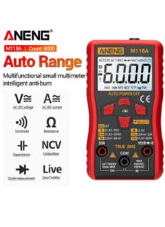ANENG ANENG M118A Auto Ranging Digital Multimeter High-Accuracy TRMS 6000 Counts Voltage Current Ohm Capacitance Diode Multi Tester  - Image 2