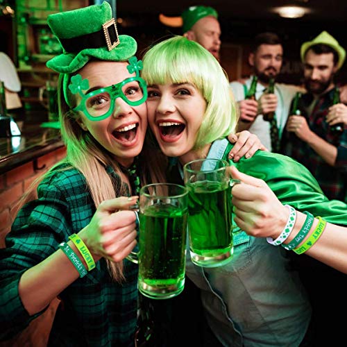 BinaryABC StPatricks Day Shamrock Led Light Up Glasses Eyeglasses FramesStPatricks Day Party Favors2Pcs - Image 5