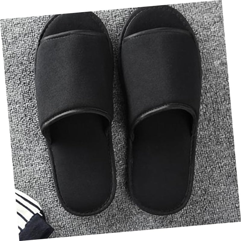 2 Pairs Disposable Hotel Slippers For Guests Lightweight Breathable Travel Spa Salon Use - Image 4