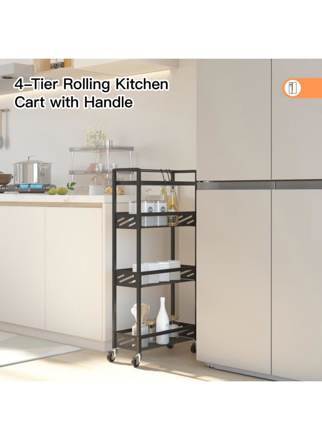 DGSANDGO Kitchen Storage Carts (Black) - Image 2