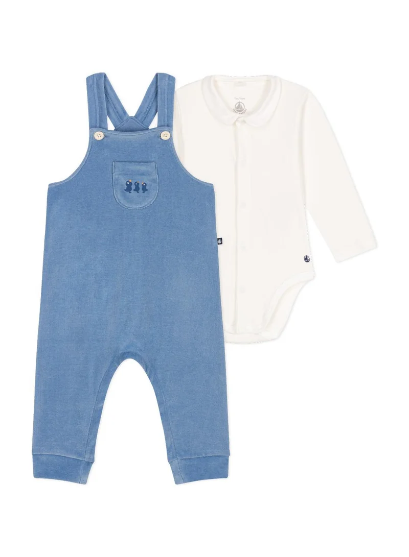 بيتي باتو Babies' corduroy dungaree set