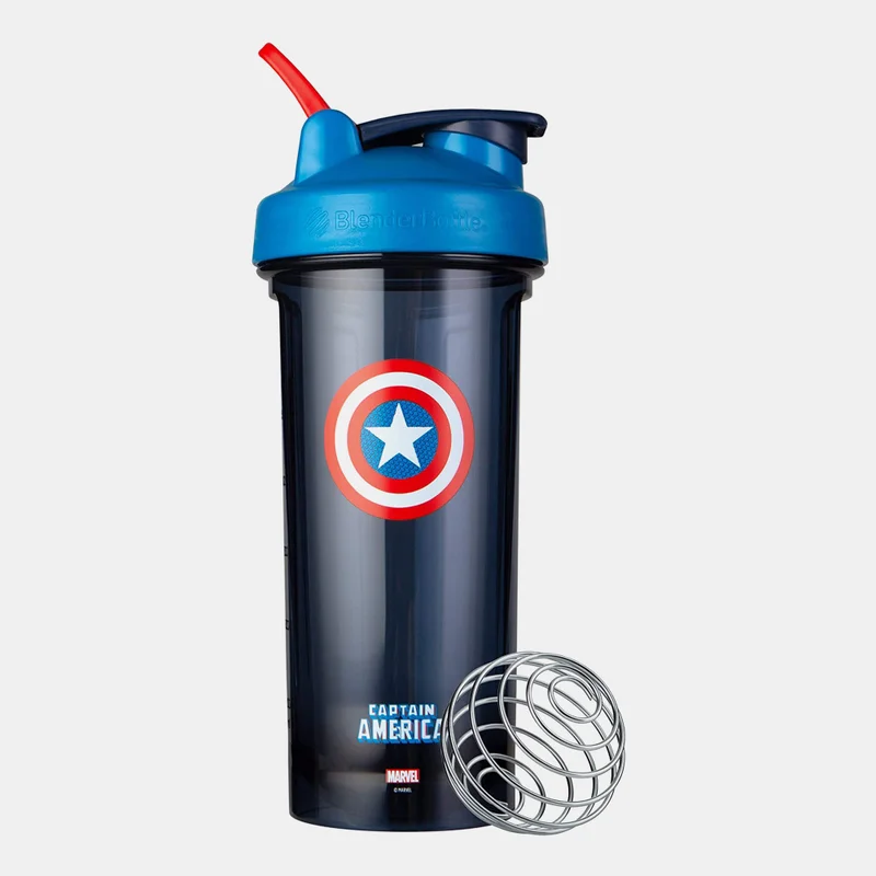 Blender Bottle Pro Series Captain America Shaker Bottle (28 oz)
