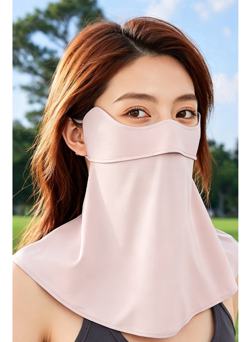 Kiffiyeh Generic Unisex Full Face and Neck Sun Protection Mask UPF 50+ Breathable Ice Silk Cooling Cover - Image 2