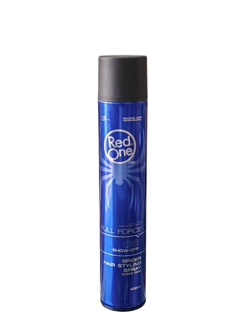 Red One Full Force Spider Hair Styling Spray Super Firm 400ml