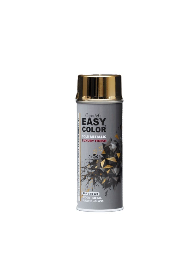 2 Easy Color Metallic Spray Rich Gold 921 400 ml
