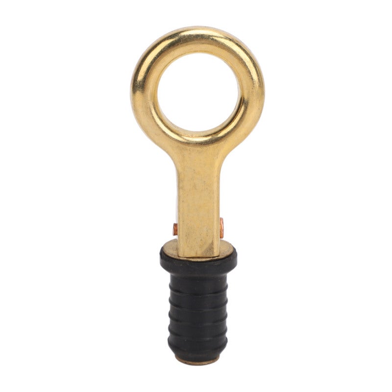 Boat Drain Plug: 0.6Inch Brass and Rubber Construction - Convenient Thread Style Adjustable Twist Design for Marine Yachts Livewell Bilge Transom - Image 3