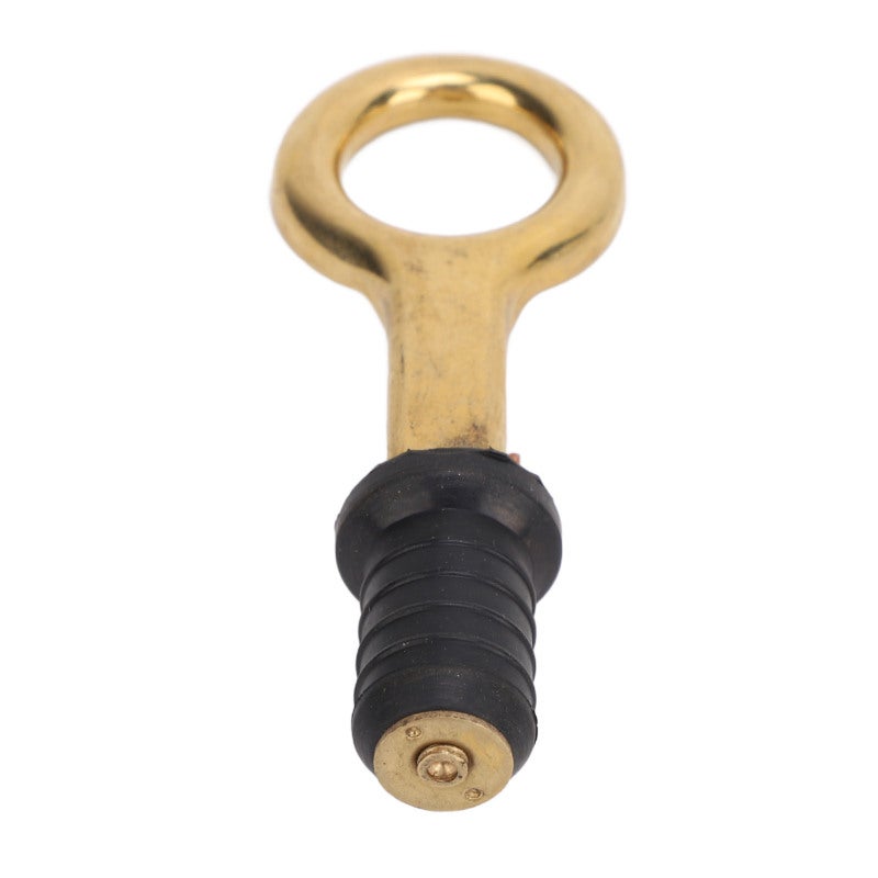 Boat Drain Plug: 0.6Inch Brass and Rubber Construction - Convenient Thread Style Adjustable Twist Design for Marine Yachts Livewell Bilge Transom - Image 4