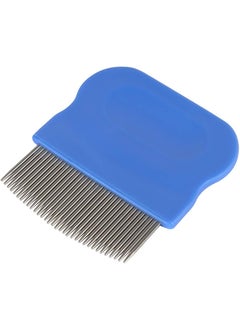 ACU-LIFE Lice & Nit Comb for Kids & Adults, Stainless Steel Teeth for Easy Lice & Egg Removal, Gentle Hair Care for Baby, Toddler & Family, Durable, Travel-Friendly Design, Blue 