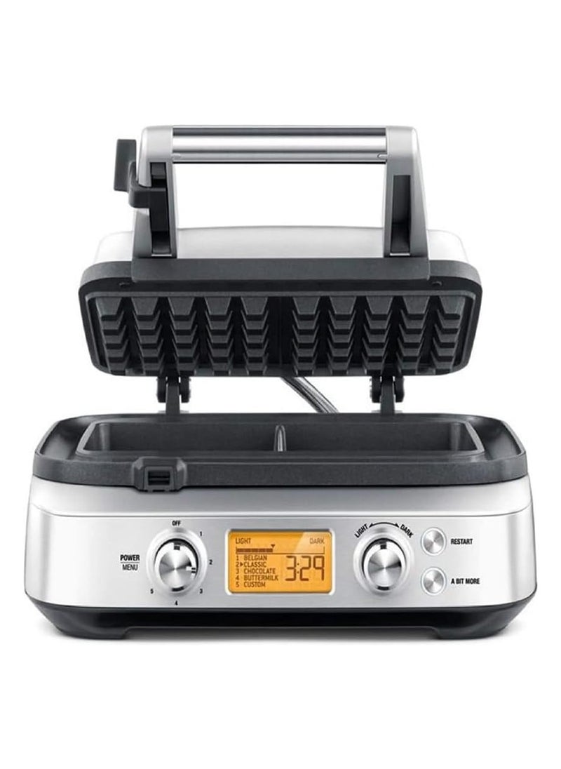 Sage - Sage - the Smart Waffle Pro Belgian Waflle Maker with Non Stick Surface & 12 Browning Settings- UAE Version, 2 Year Manufacturer Warranty - Image 1