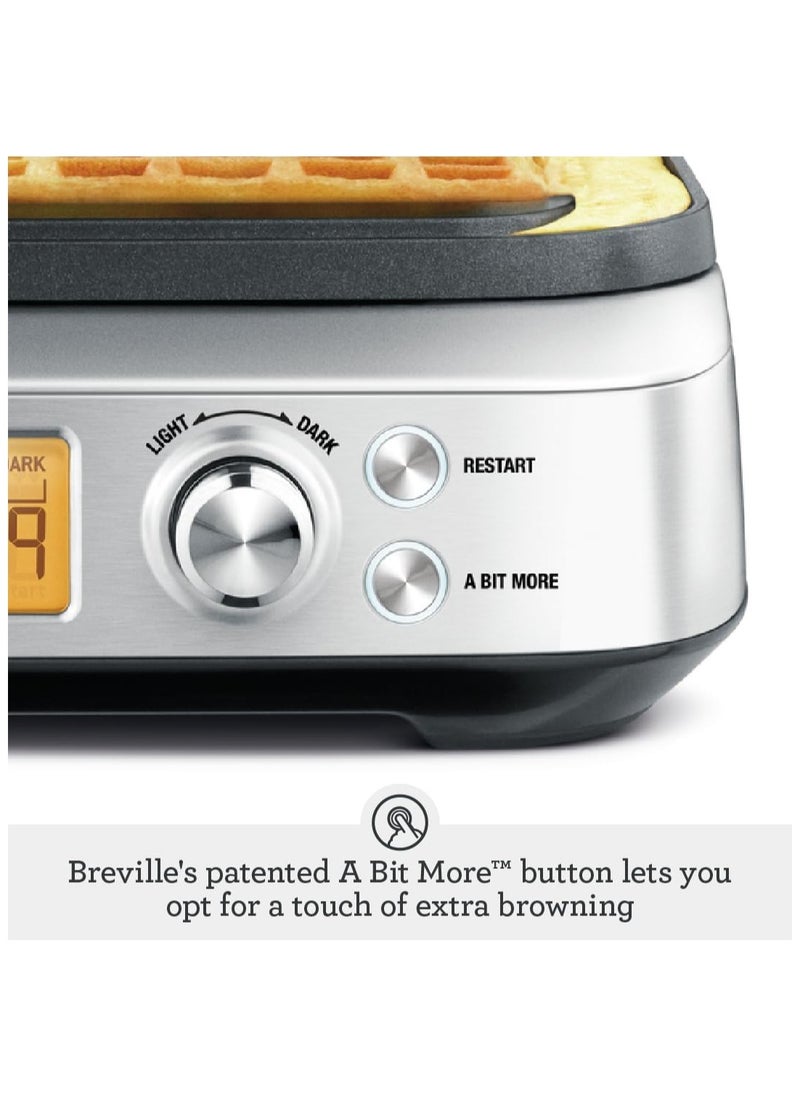 Sage - Sage - the Smart Waffle Pro Belgian Waflle Maker with Non Stick Surface & 12 Browning Settings- UAE Version, 2 Year Manufacturer Warranty - Image 1