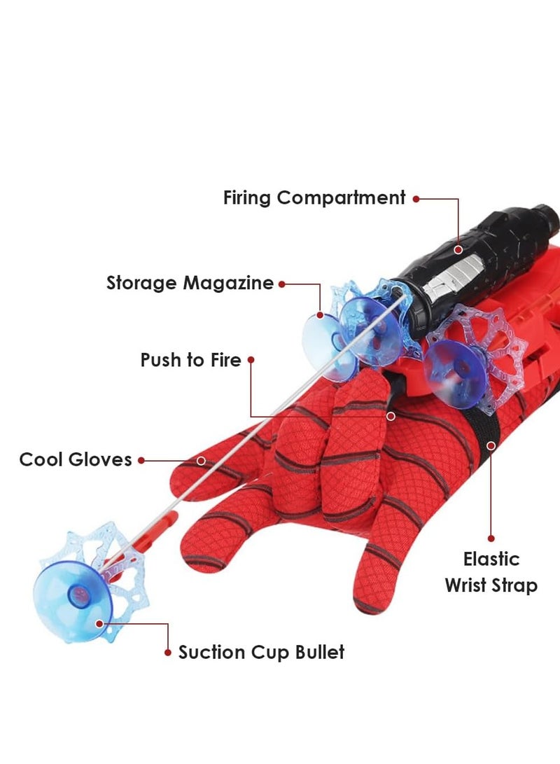 RAKAY Spider Web Shooter, Superheroes Wrist Launcher Toy, Funny Children Educational Toys, Spider Gloves Man Cosplay Gift for Kids.  - Image 3