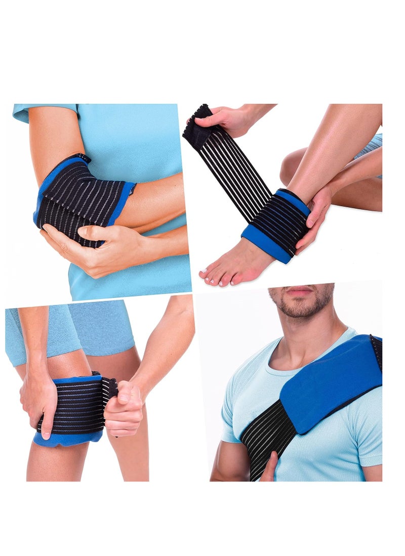 SYOSI 3in1 Gel Ice Pack for Sports Injuries, Reusable Hot and Cold Gel Ice Packs for Injuries, Flexible Hot Cold Packs for Muscle Pain, Sciatica Pain Relief - All Body, Multi-purpose (Gelpacks Direct)  - Image 1