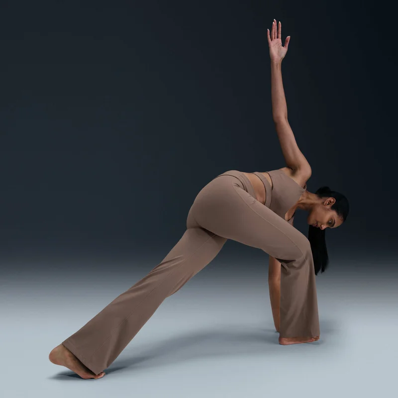 Nike Women's One Dri-FIT Fold-Over Yoga Pants