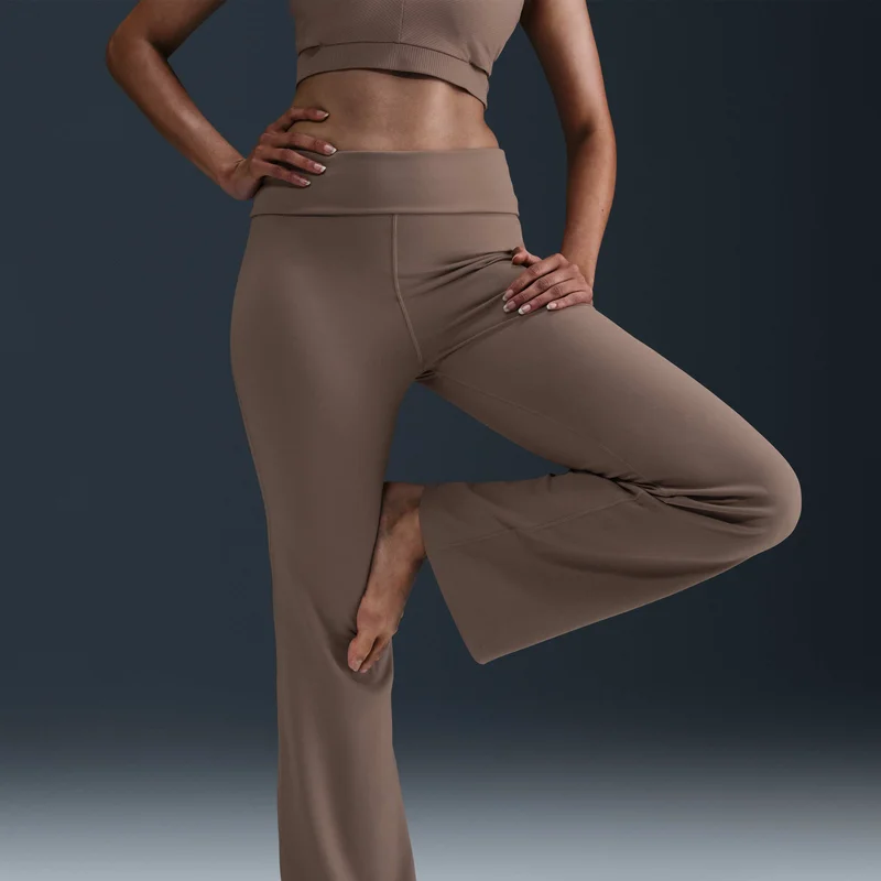 Nike Women's One Dri-FIT Fold-Over Yoga Pants