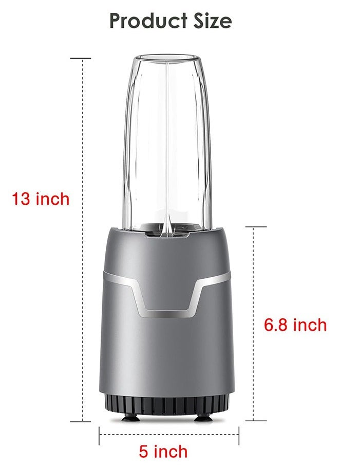 Xoopla - Countertop Blender Smoothie Maker,Multifunctional Personal Size Juice Blender,Juicer Blender 10-Piece Set with 2 * 798ML To-Go Cups 298 ML Grinding Cup,800W Watt/27000RPM Turbo Speed/Stainless Steel Blades,Mini Sports Mixer and Grinder Combo for Kitchen Smoothies Fresh Fruit Shakes - Image 1