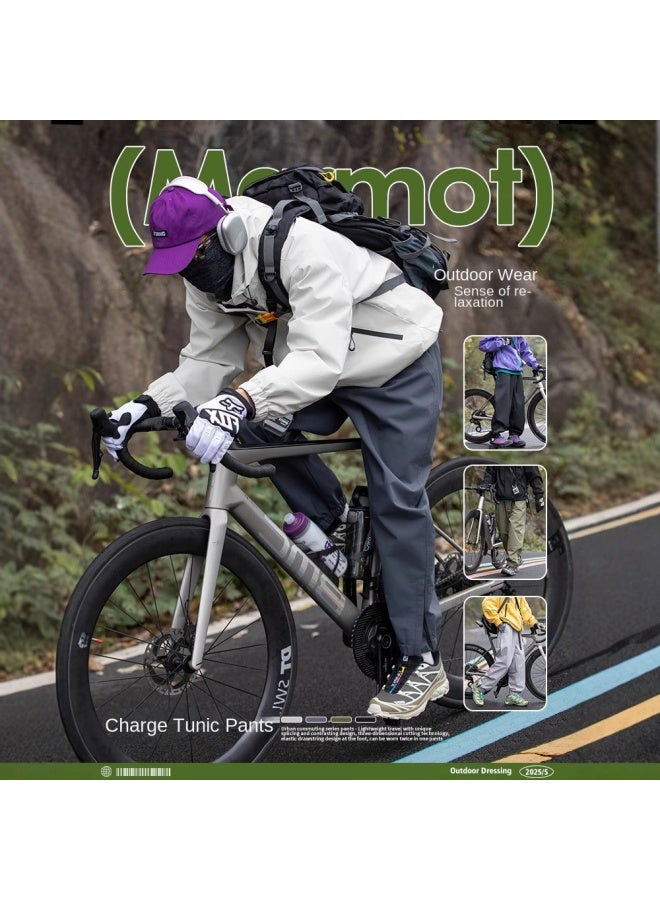 Izexx Trendy Spring Outdoor Sports Waterproof Assault Pants Men's Windproof Mountaineering Casual Couple Straight Leg Leggings - Image 2