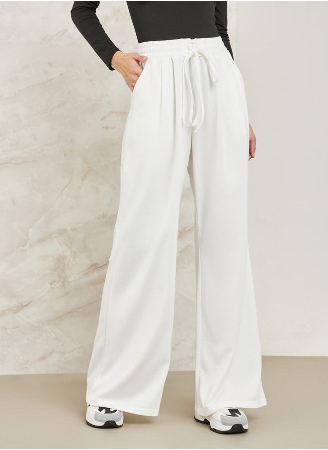Styli - Super Wide Leg High Rise Joggers - Image 1