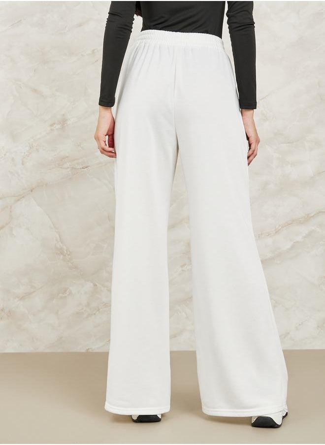 Styli - Super Wide Leg High Rise Joggers - Image 1