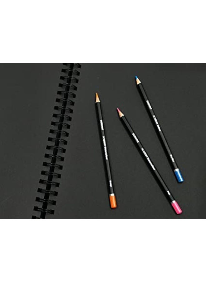 ديروينت - دفتر رسم سلك A4 أسود ٤٠ صفحة - Image 3