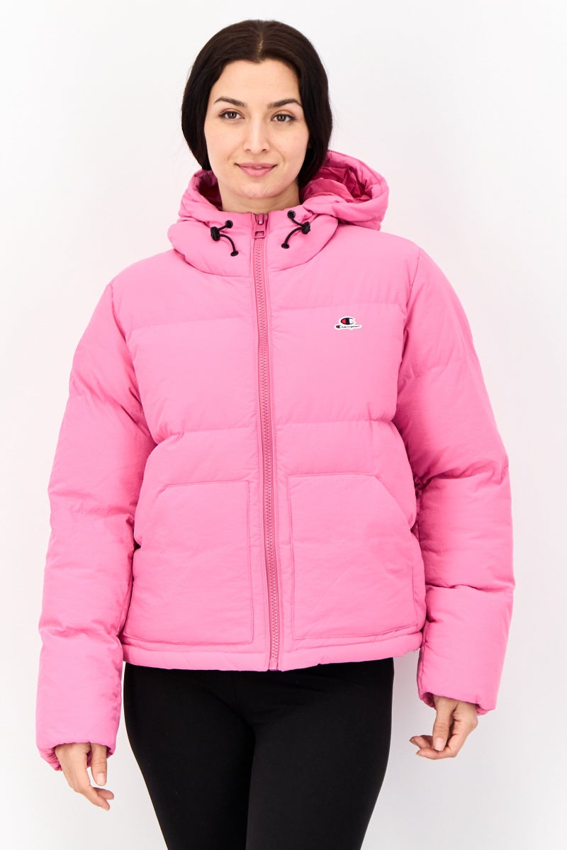 Champion Women Sportswear Fit Long Sleeve Outdoor Jacket, Pink - Image 1
