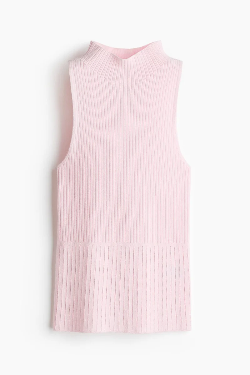 H&M Rib-knit turtleneck top