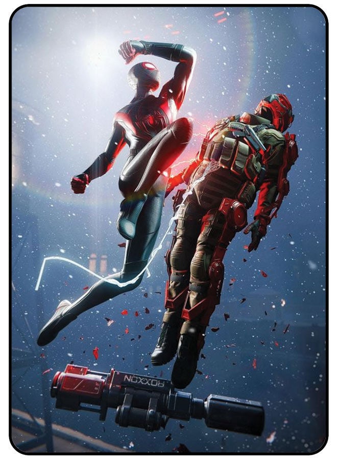 AMINA ALSHEBLI Protective Case Cover For Apple iPad Air 5 10.9 Inch 2022 Spiderman Fight - Image 1